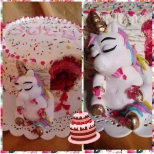 Torta unicornio glotón